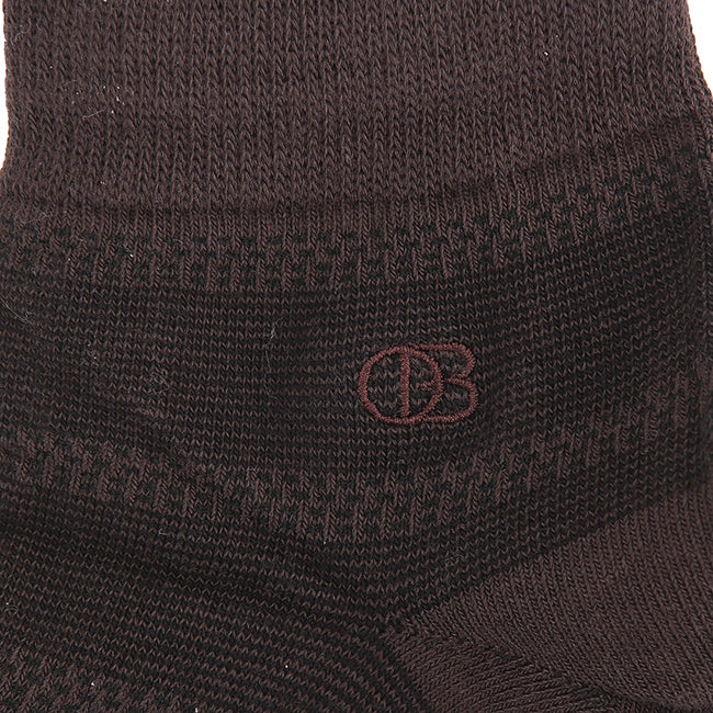 Obermain Men A-Ob Half Sock In Nv/Gy/Br