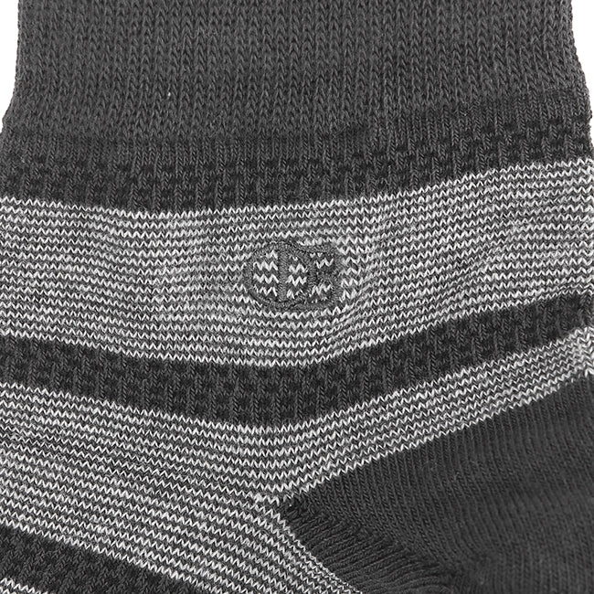 Obermain Men A-Ob Half Sock In Nv/Gy/Br