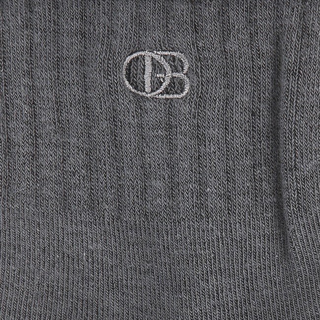 Obermain Men A-Ob Half Sock In Gy/Bk/Wh