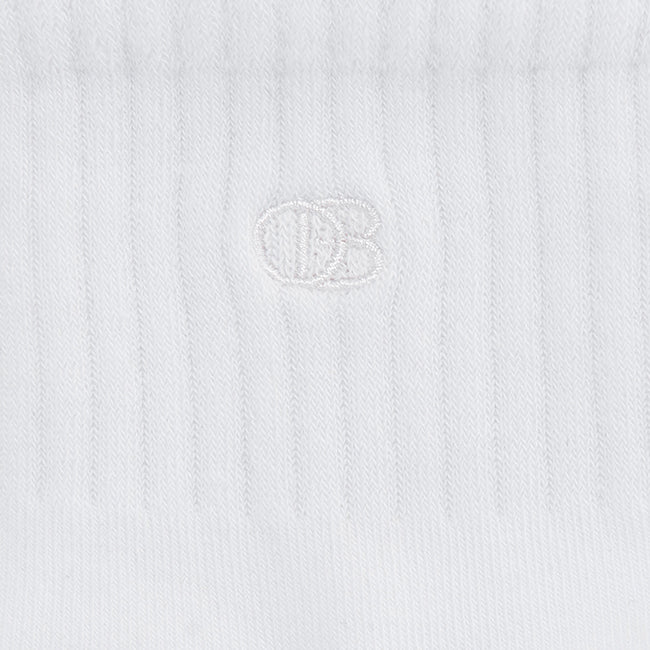 Obermain Men A-Ob Half Sock In Gy/Bk/Wh