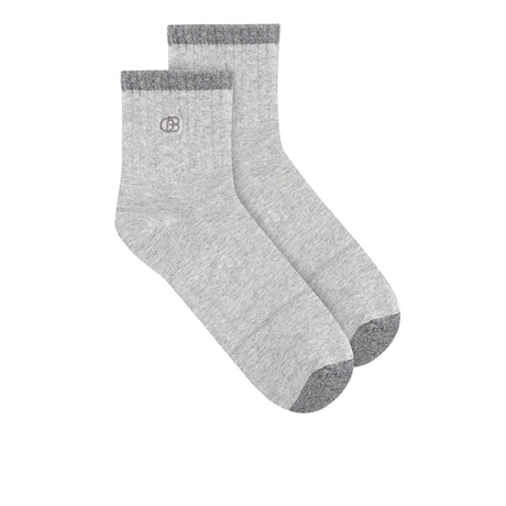 Obermain Men A-Ob Half Sock In Gy/Dgy/Bk