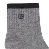 Obermain Men A-Ob Half Sock In Gy/Dgy/Bk