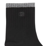 Obermain Men A-Ob Half Sock In Gy/Dgy/Bk