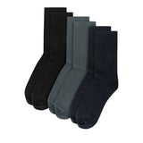 Obermain Aksesoris Kaos Kaki Unisex Ribhalf In Multi Color -OSMH3003GY000