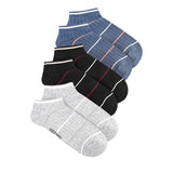 Obermain Aksesoris Pria Socks Ob Liner Sock In Black / Lt Gray / Blue