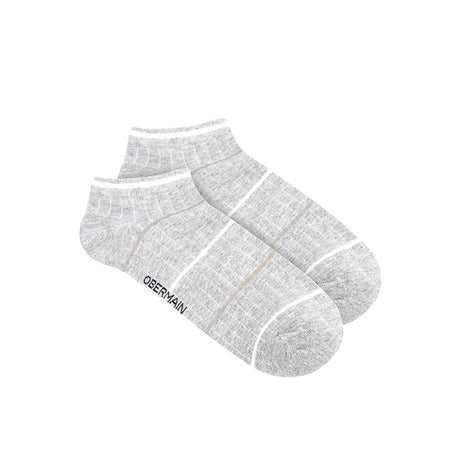 Obermain Aksesoris Pria Socks Ob Liner Sock In Black / Lt Gray / Blue