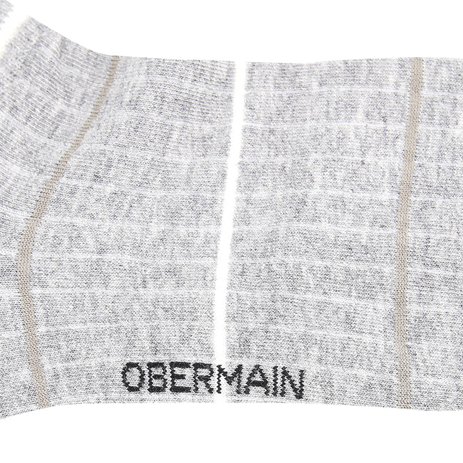 Obermain Aksesoris Pria Socks Ob Liner Sock In Black / Lt Gray / Blue