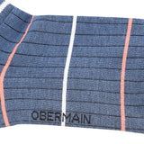 Obermain Aksesoris Pria Socks Ob Liner Sock In Black / Lt Gray / Blue