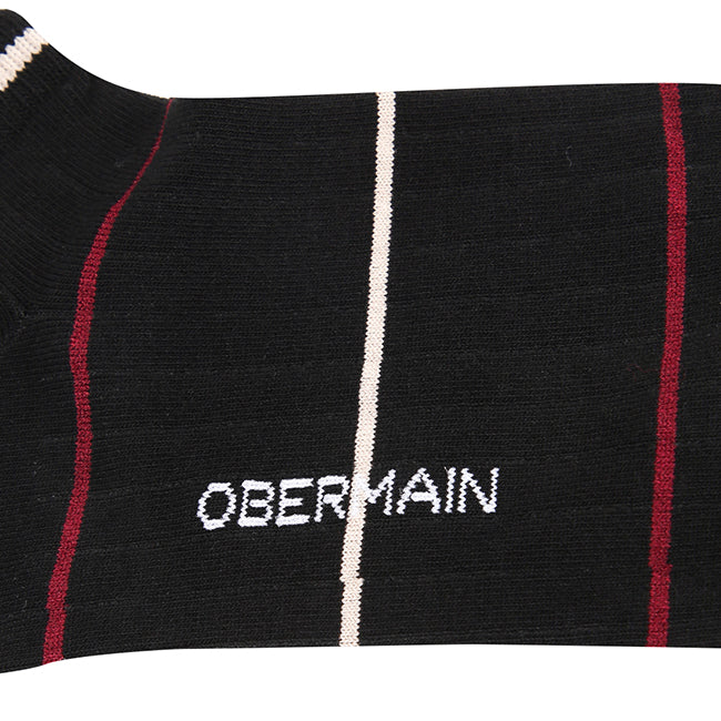 Obermain Aksesoris Pria Socks Ob Liner Sock In Black / Lt Gray / Blue