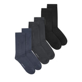 Obermain Men A-Ob Reg Sock In Nv/Bk/Gy