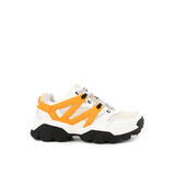 Caterpillar Sepatu Sneaker Pria Reactor In Bright White / Cat Yellow