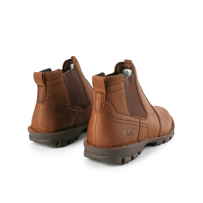 Caterpillar Sepatu Pria Excursion / Boots In Leather Brown