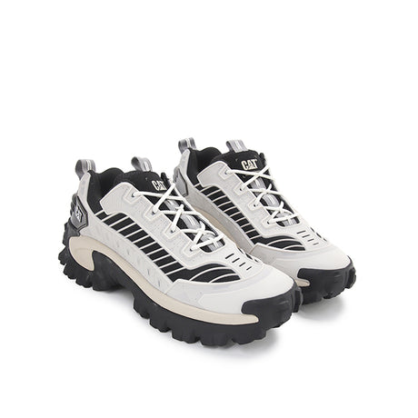 Caterpillar Men Shoes Intruder Mecha In Bright White/Black