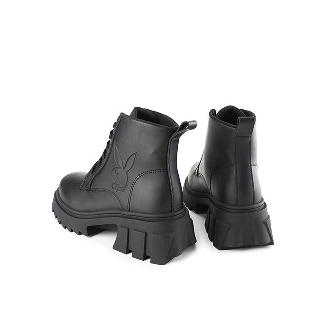 Playboy Sepatu Wanita Boots Becca In Black