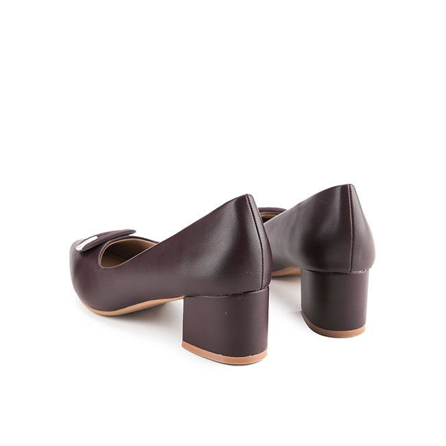 Playboy Sepatu Wanita Wedges Wina In Burgundy