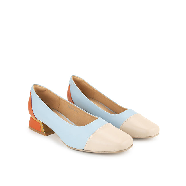 Livina In Beige/Light Blue