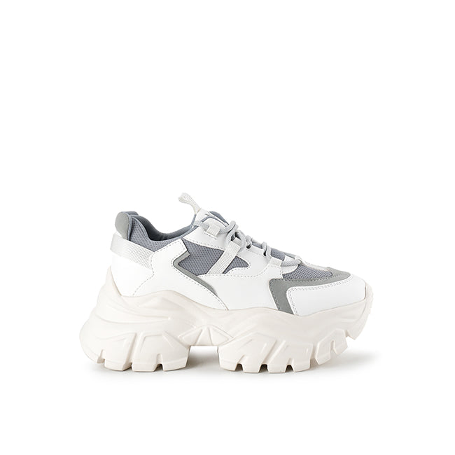 Playboy Sepatu Sneaker Wanita Lahita In White/Light Grey