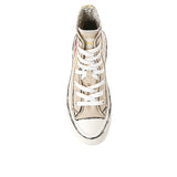 Playboy Sepatu Sneaker Wanita Hefnerio (Mid Cut In Beige
