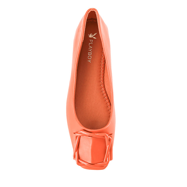 Playboy Sepatu Flats Wanita Noelle In Orange