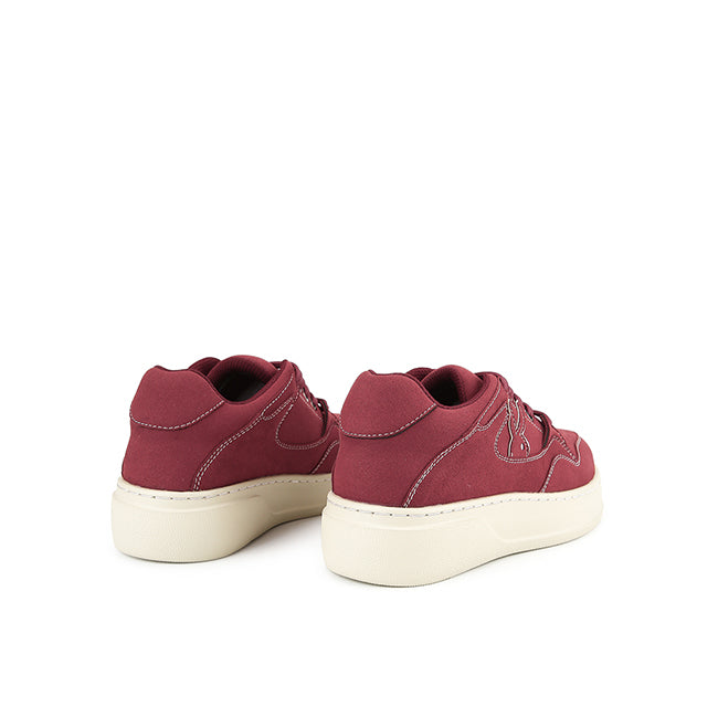 Playboy Sepatu Wanita Sneakers Alma In Maroon