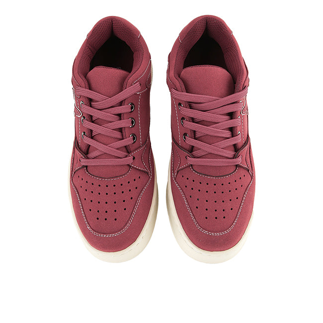Playboy Sepatu Wanita Sneakers Alma In Maroon