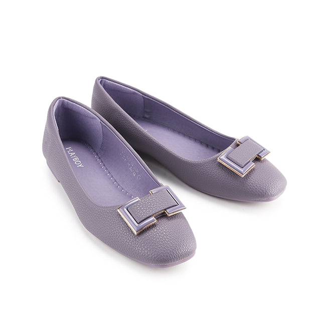 Playboy Sepatu Wanita Flats Sheina In Purple