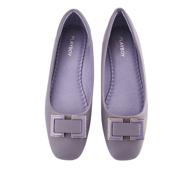 Playboy Sepatu Wanita Flats Sheina In Purple