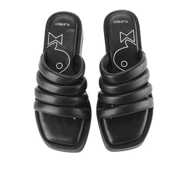 Playboy Sandal Wanita Others Snow In Black