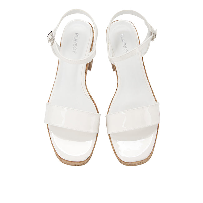 Playboy Sandal Wanita Sandals Galenka In White