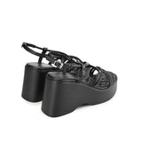 Playboy Sandal Wanita Wedges Karin In Black