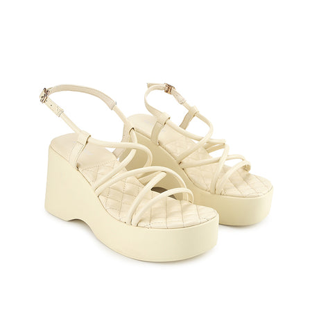 Playboy Sandal Wanita Wedges Karin In Yellow