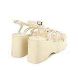 Playboy Sandal Wanita Wedges Karin In Yellow