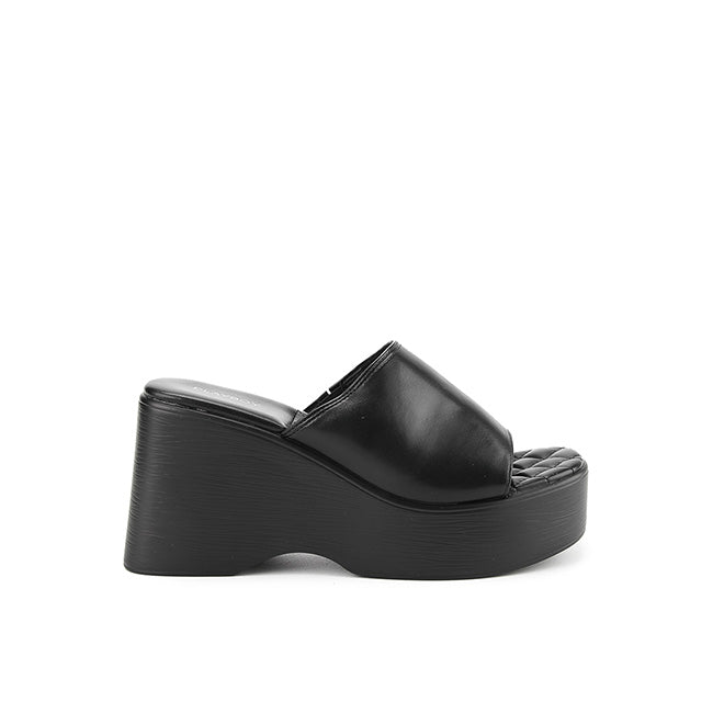 Playboy Sandal Wanita Wedges Keith In Black