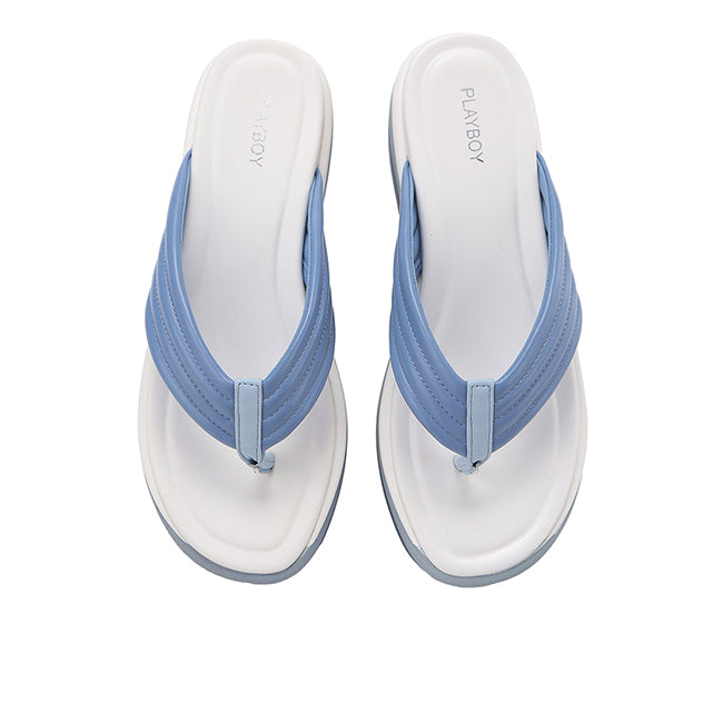 Playboy Sandal Wanita Straps Amora In Blue
