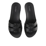 Playboy Sandal Wanita Flats Selena In Black