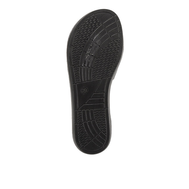Playboy Sandal Wanita Flats Selena In Black