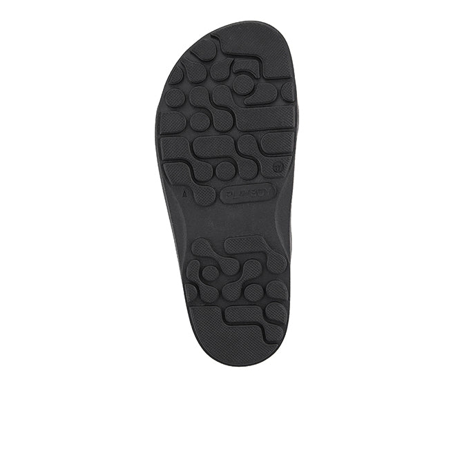 Playboy Sandal Wanita Straps Kinza In Black