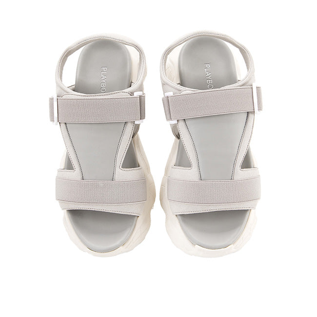 Playboy Sandal Wanita Sling Back Monako In Grey