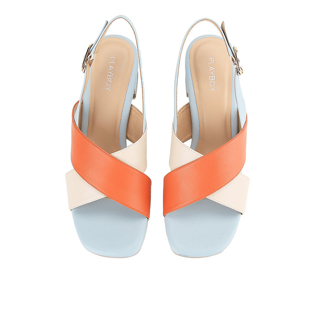 Helena In Blue/Beige/Red