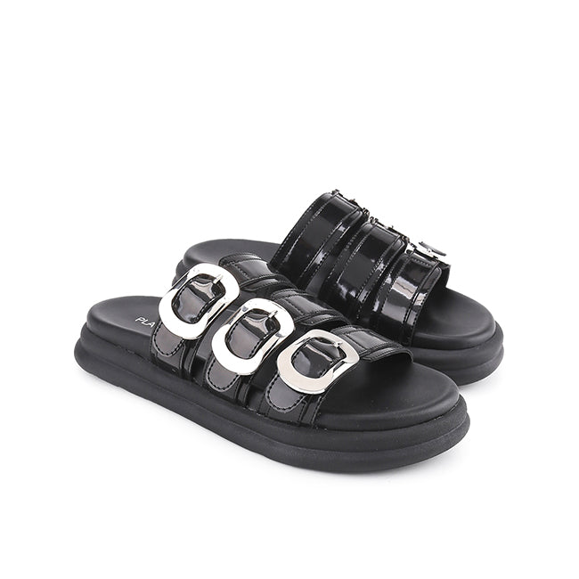 Playboy Sandal Wanita Straps Mauly In Black