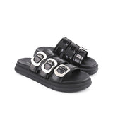 Playboy Sandal Wanita Straps Mauly In Black