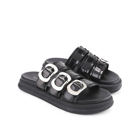 Playboy Sandal Wanita Straps Mauly In Black