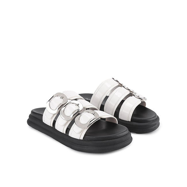 Playboy Sandal Wanita Straps Mauly In White