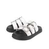 Playboy Sandal Wanita Straps Mauly In White