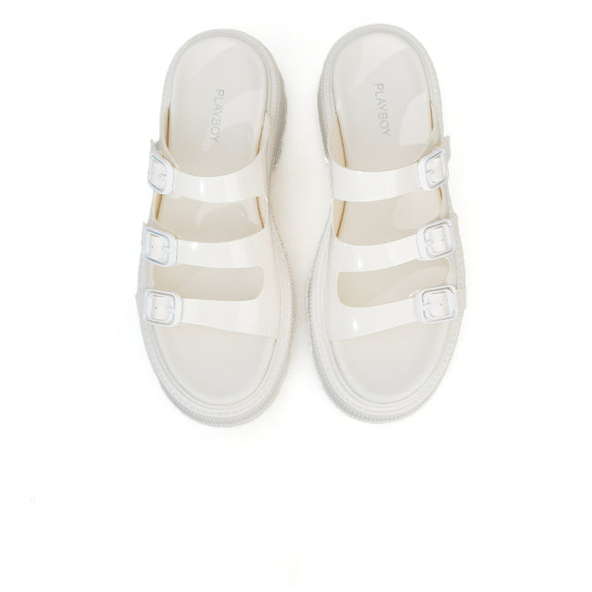 Playboy Sandal Wanita Sandals Fiji In White