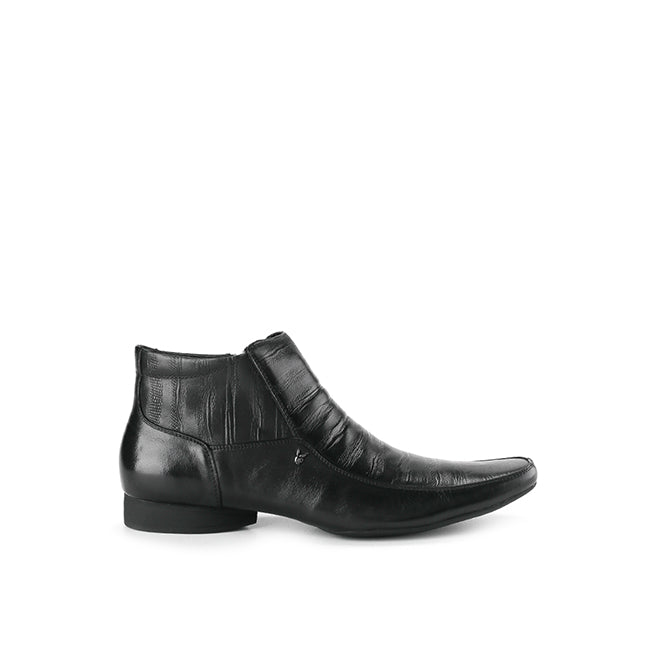 Playboy Sepatu Boots Pria Jevanka (Boots)  In Black