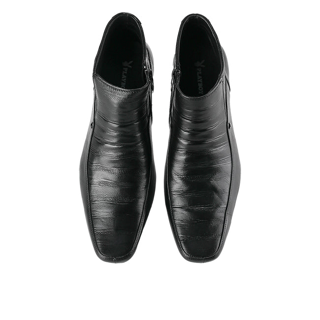 Playboy Sepatu Boots Pria Jevanka (Boots)  In Black