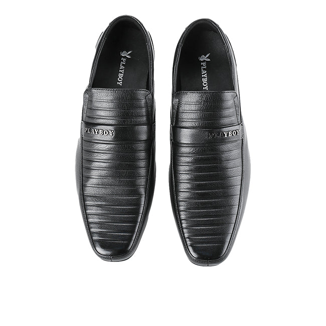 Playboy Sepatu Slip On Pria Jeviera ( Slip On ) In Black
