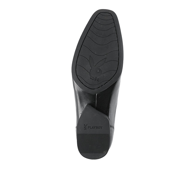 Playboy Sepatu Slip On Pria Jeviera ( Slip On ) In Black