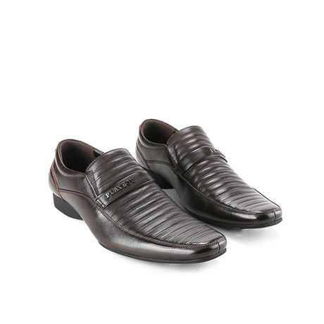 Playboy Sepatu Slip On Pria Jeviera ( Slip On ) In Brown